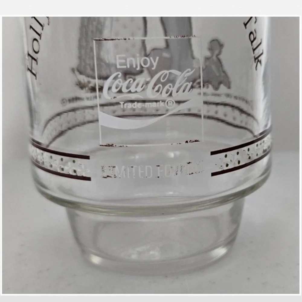 Vintage Holly Hobbie Cup Happy Talk Glass Limited Edition Coca-Cola